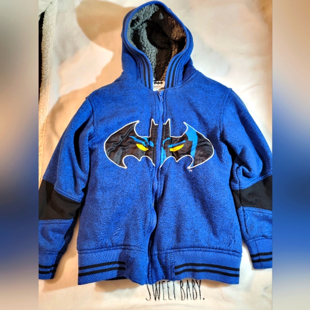 Boys Blue Batman Jacket 7/8